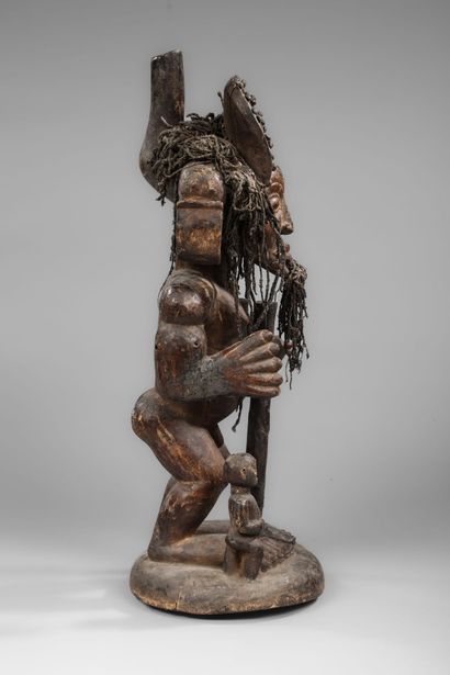 Chokwe Tchokwe Chibinda Ilunga statue
Wood...