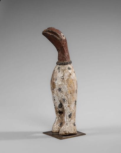 GUINEA
Zoomorphic figure of a primordial...