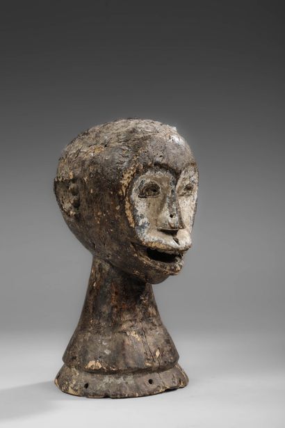 NIGERIA - Masque cimier IDOMA en forme de...