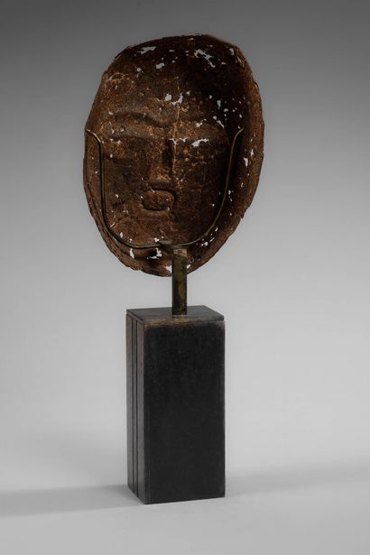 RDC/ZAÏRE - KONGO - Metal mask, probably...