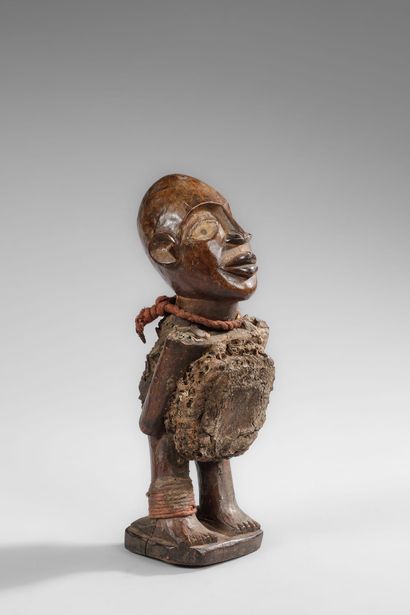 Kongo Nkisi fetish - Nkonde with its attributes...