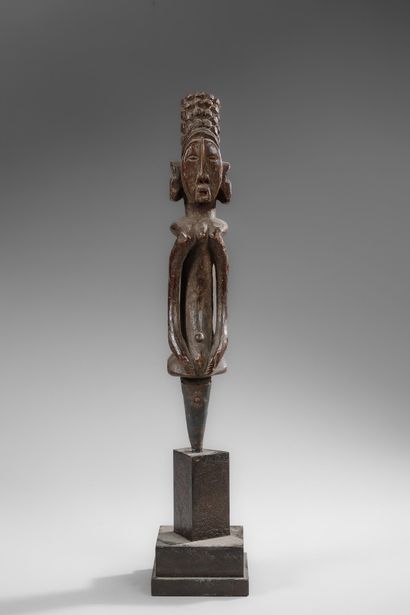 CAMEROON - Small Bangwa pole - Wood - H....