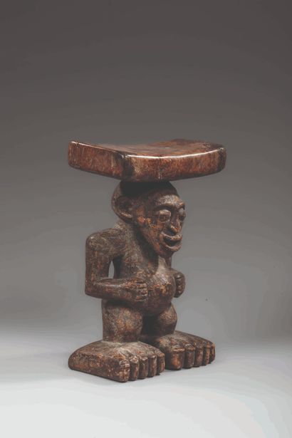 Songye anthropomorphic seat Democratic Republic...