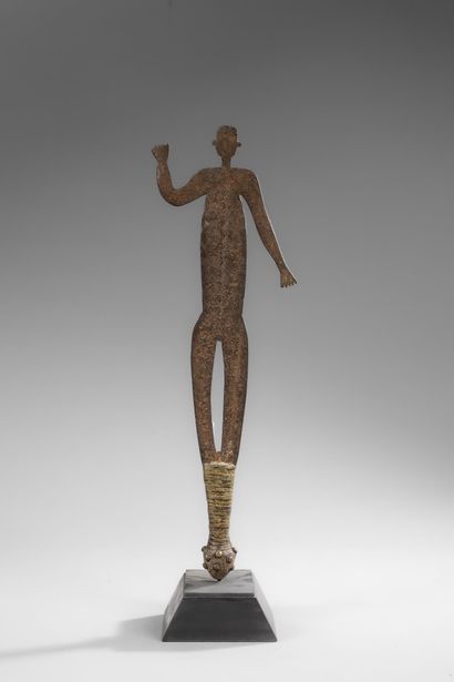 MALI - DOGON
Fer noir d'autel représentant...