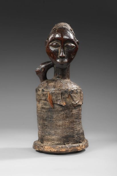 RDC/ZAÏRE - MANGBETU
Boîte reliquaire cephalomorphe
Bois...