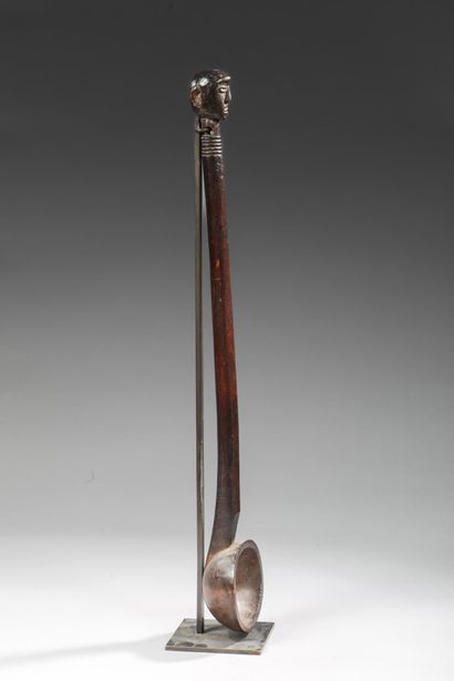 IVORY COAST
Ceremonial cephalomorph spoon
Wood,...