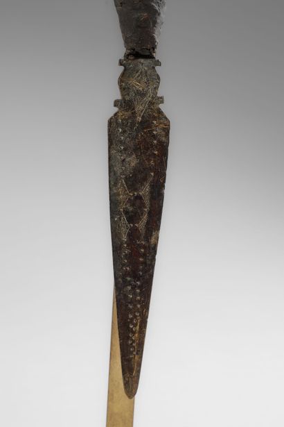 Ceremonial cephalomorphic knife KONGO
Wood,...