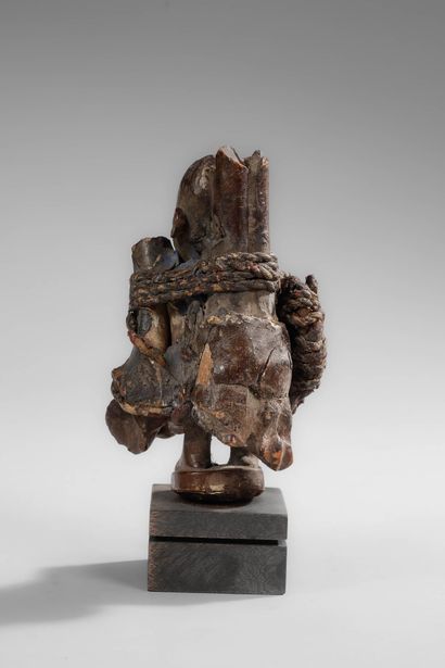 Kongo Nkisi fetish - Nkonde with its attributes...