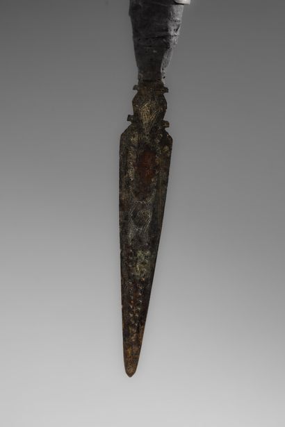 Ceremonial cephalomorphic knife KONGO
Wood,...