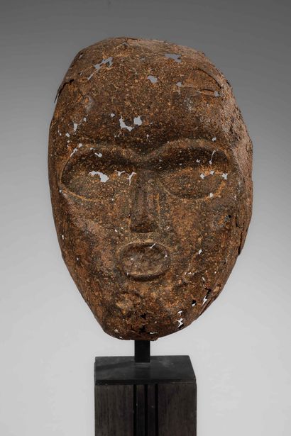 RDC/ZAÏRE - KONGO - Metal mask, probably...