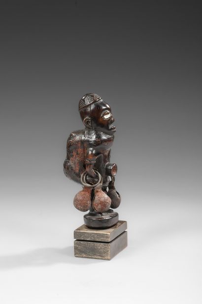 Kongo Nkisi fetish - Nkonde with its attributes...