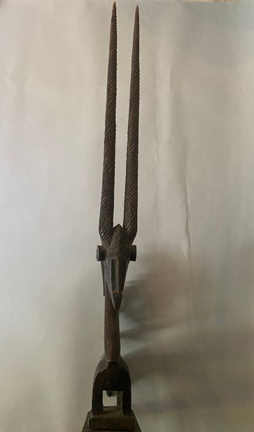 Mali bambara
Ciwara crest SEGOU style
H.82cm

Provenance:...