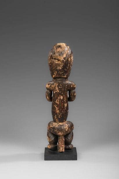 Fang statue Gabon
Carved wood, traces of...
