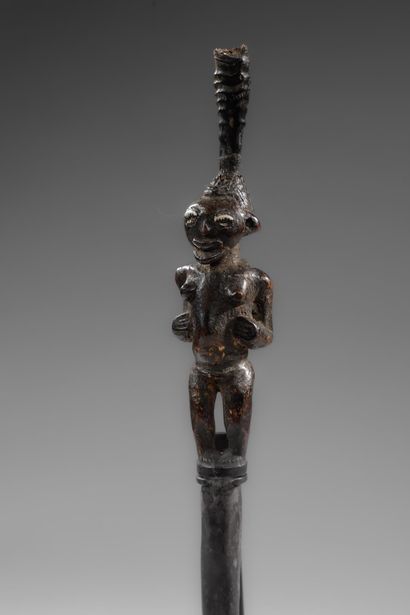 DRC/ZAIRE - SONGYE - Anthropomorphic sceptre...