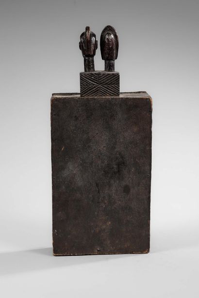 GABON - FANG
Rare sanza with two heads
Wood,...