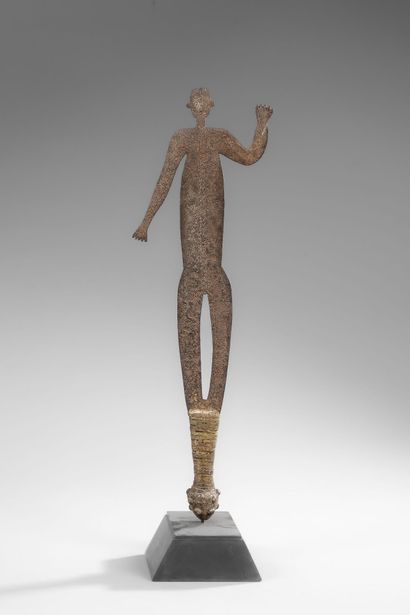 MALI - DOGON
Fer noir d'autel représentant...