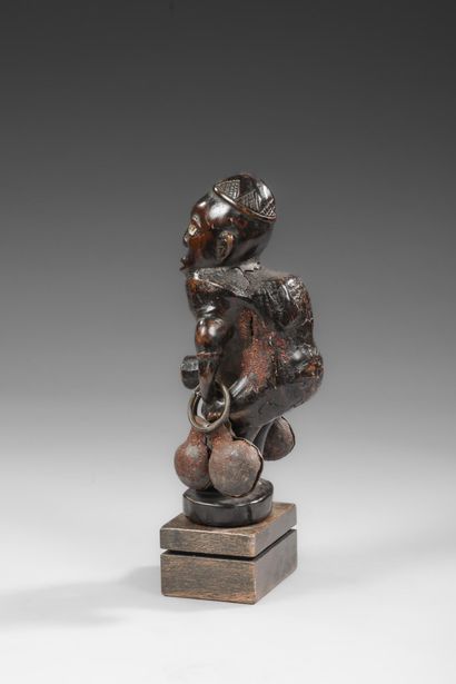 Kongo Nkisi fetish - Nkonde with its attributes...