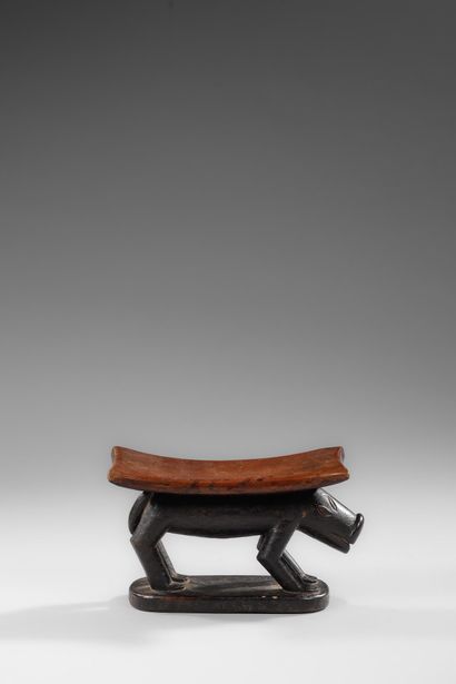ANGOLA - TSHOKWE
Zoomorphic neck rest
Wood,...