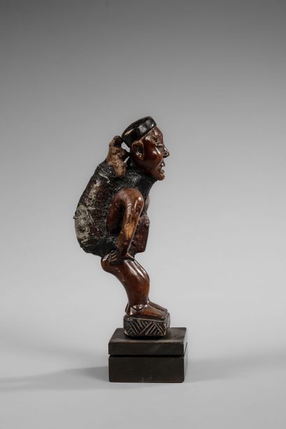 Kongo Nkisi - Nkonde fetish with its attributes...