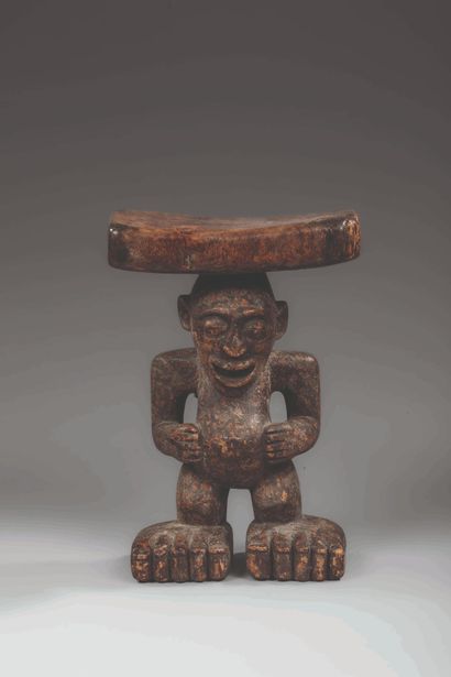 Songye anthropomorphic seat Democratic Republic...