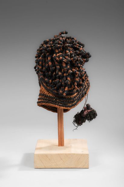 ZAIRE - Fetish hat - fine knitting - H. 22...