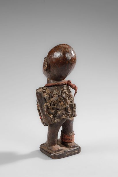 Kongo Nkisi fetish - Nkonde with its attributes...