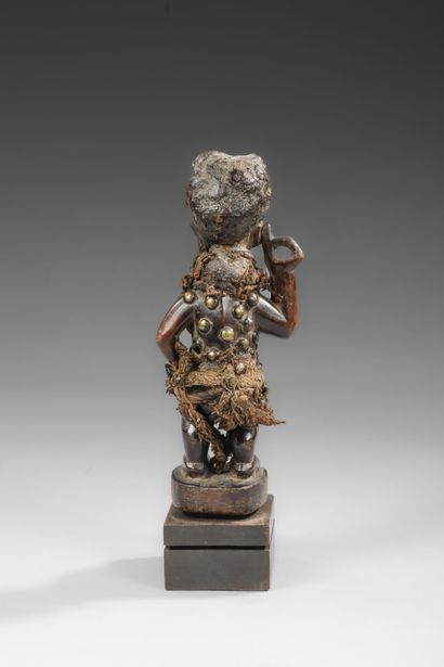 Kongo Nkisi fetish - Nkonde with its attributes...