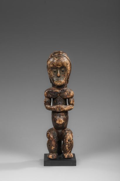 Fang statue Gabon
Carved wood, traces of...