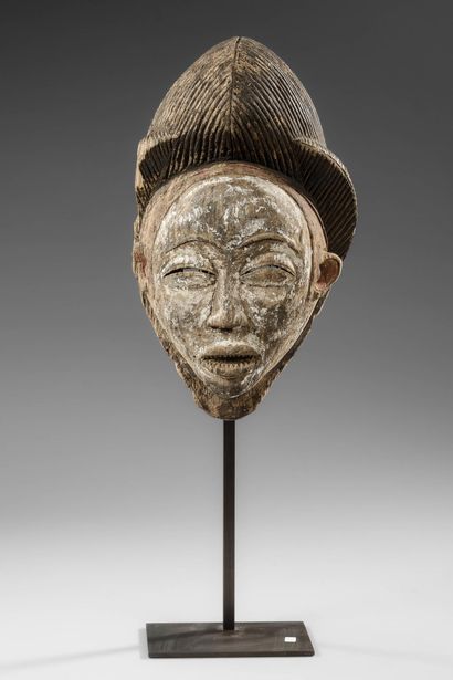 GABON - PUNU
Masque Mukuyi - dit masque blanc
Bois...