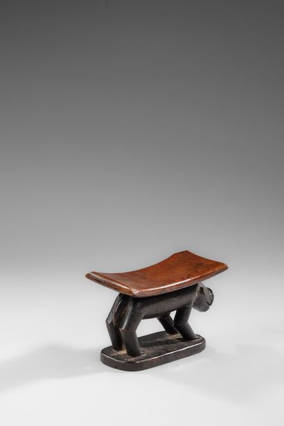 ANGOLA - TSHOKWE
Zoomorphic neck rest
Wood,...
