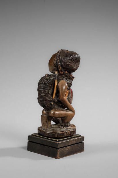 Kongo Nkisi fetish - Nkonde with its attributes...