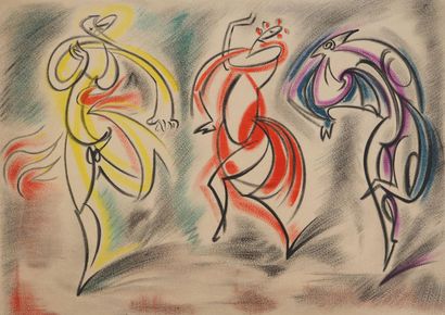André MASSON (1896-1987)
Les Danseuses
Lithographie...