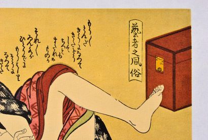 Katsukawa SHUNCHO (1726-1793)
The hand,1973
Lithograph...