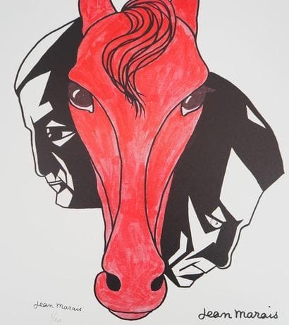 Jean MARAIS (1913-1998)
Equestrian tribute...
