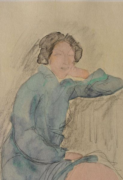 Auguste RODIN (1840-1917)
Beautiful seated...