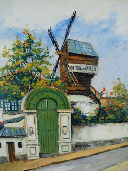 Elisée MACLET (1881-1962)
Montmartre: Moulin...