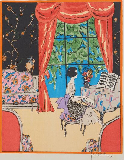 Robert POLACK (1899-1970)
The Piano Lesson,...