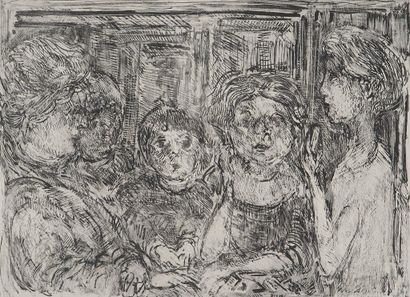 André COTTAVOZ (1922-2012)
Family reunion,...