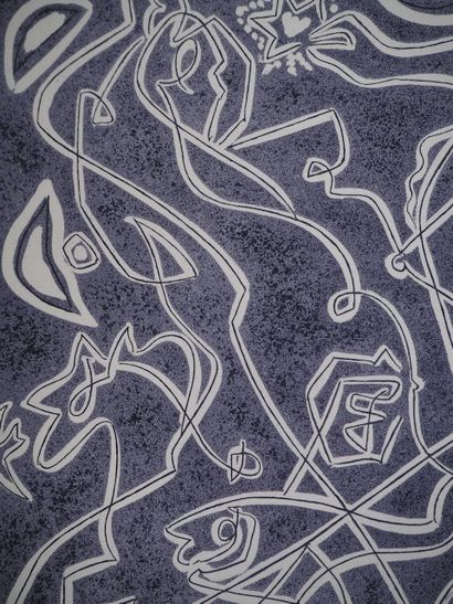 André MASSON (1896-1987)
Figures entrelacées
Gravure...