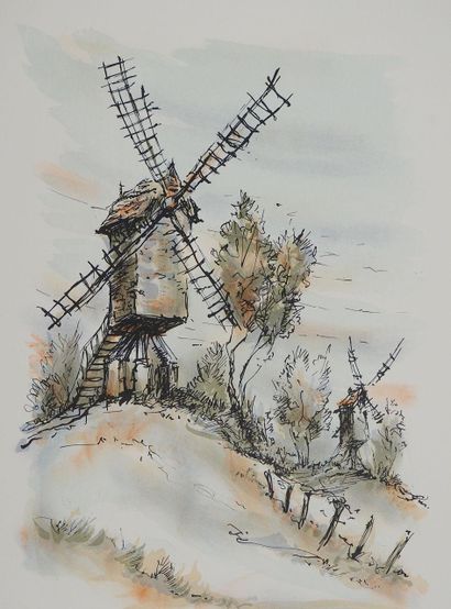 Daniel TRICART (1926- 2005)
Bruges: A l'ombre...