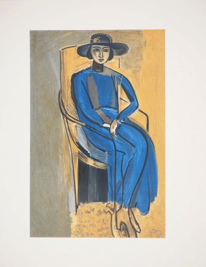 D'après Henri MATISSE (1869-1954)
Elégante...