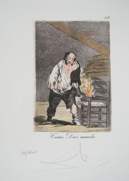 Salvador DALI (1904 - 1989)
The Fire, 1977
Original...