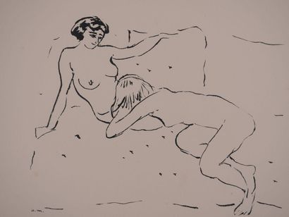 Albert MARQUET (1875-1947)
Tenderness, 1959
Original...