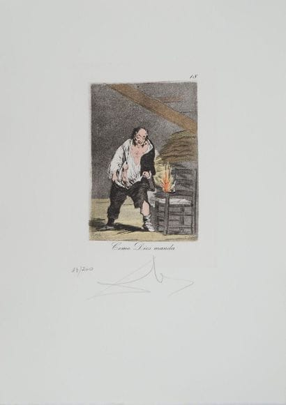 Salvador DALI (1904 - 1989)
The Fire, 1977
Original...