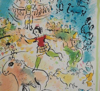 Marc CHAGALL (1887-1985)
Burlesque at the...
