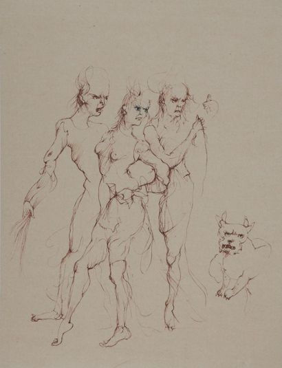 Leonor FINI (1908-1996)
Orpheus, The Erinyes,...