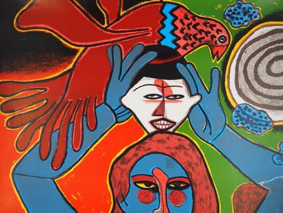 Guillaume CORNEILLE (1922-2010)
Woman, mask...