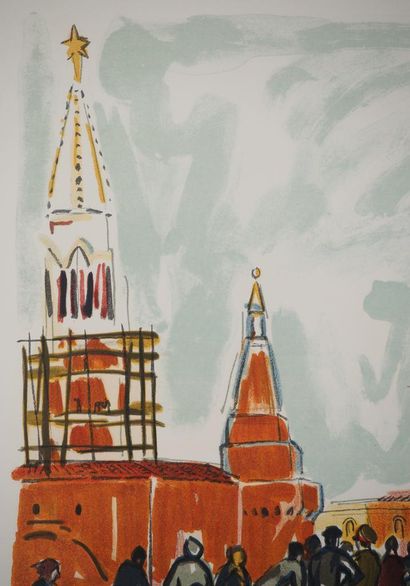 Yves BRAYER (1907-1990)
Red Square, Moscow
Original...