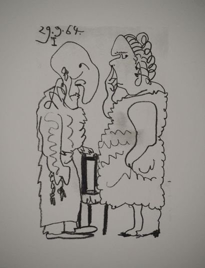 After Pablo PICASSO(1881-1973)
Grotesque...