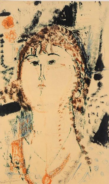 Amedeo MODIGLIANI (1884-1920)
Rosa Porprina,...